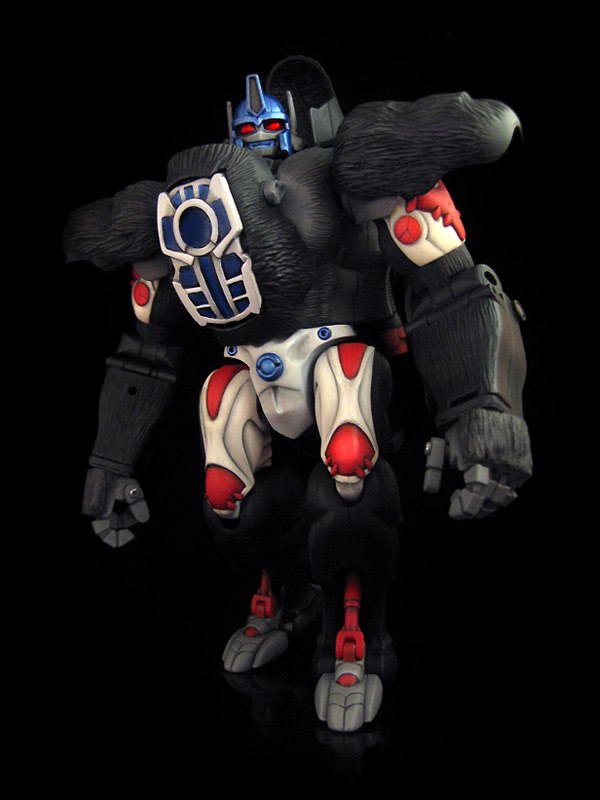 Transformers Custom   Ultimate Optimus Primal By Frenzy Rumble  (4 of 10)